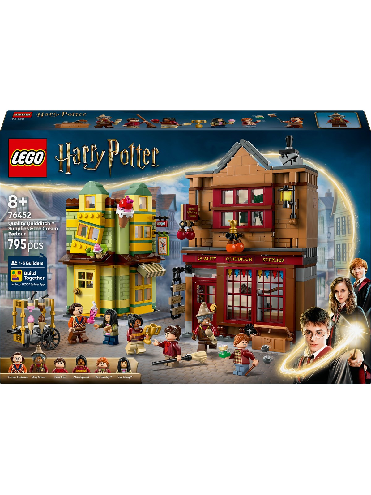 LEGO Harry Potter 76452 Kvalitetsudstyr til Quidditch og Iscafé