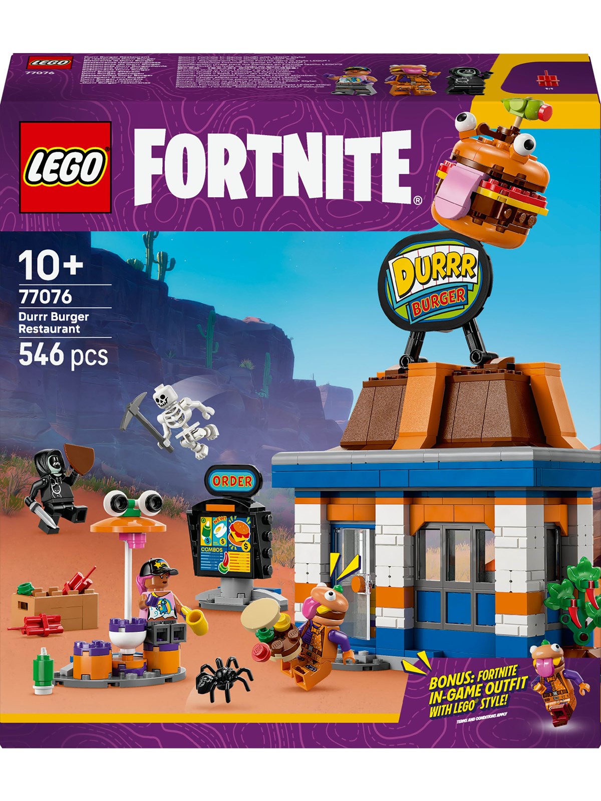 LEGO FORTNITE 77076 Durrr Burger-restaurant