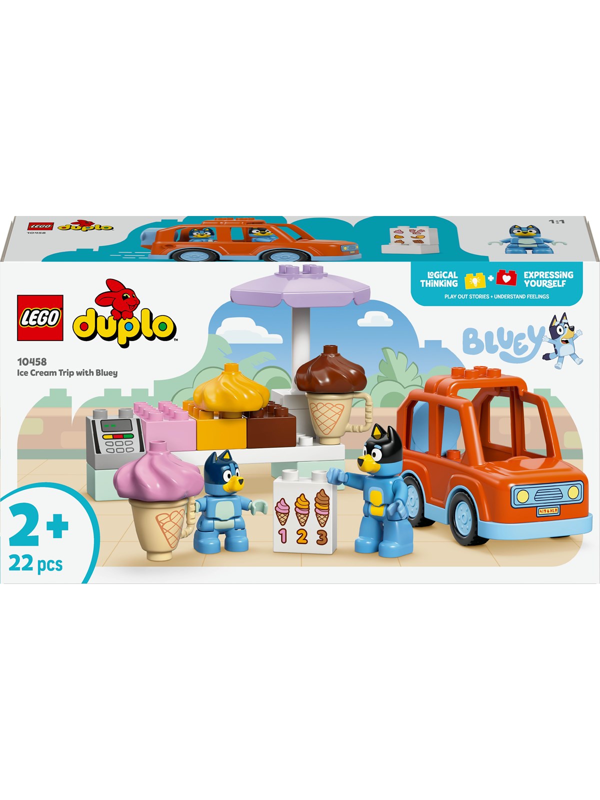 LEGO Bluey 10458 Is-udflugt med Bluey