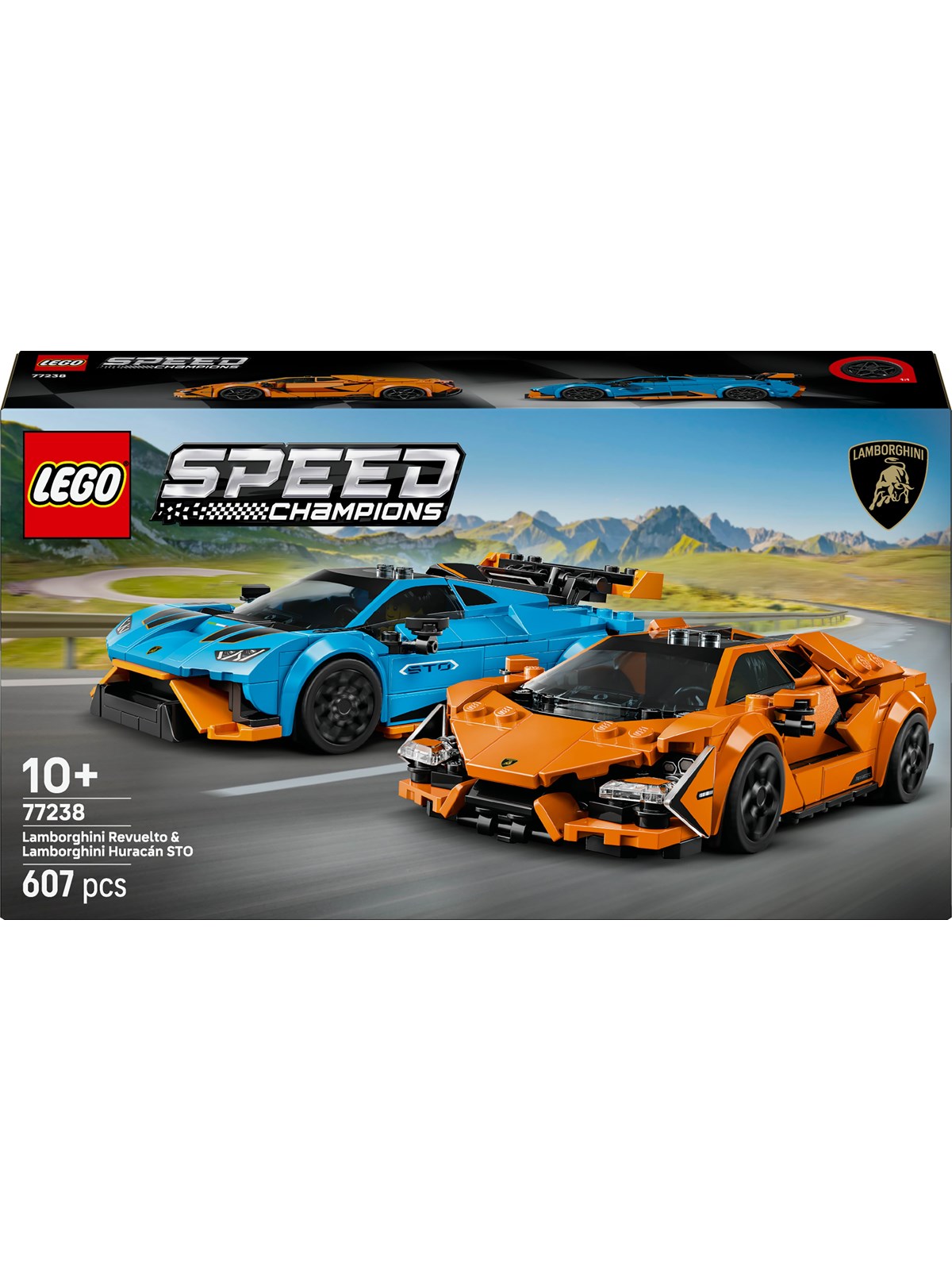 LEGO Speed Champions 77238 Lamborghini Revuelto og Huracán STO