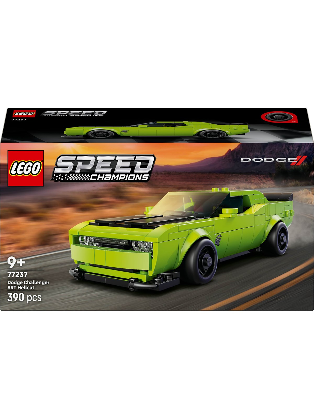 LEGO Speed Champions 77237 Dodge Challenger SRT Hellcat-sportsvogn