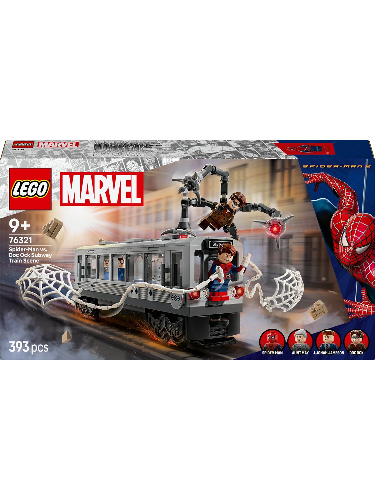 LEGO Super Herøs Marvel 76321 Spider-Man mod Doc Ock - metrotog-scene