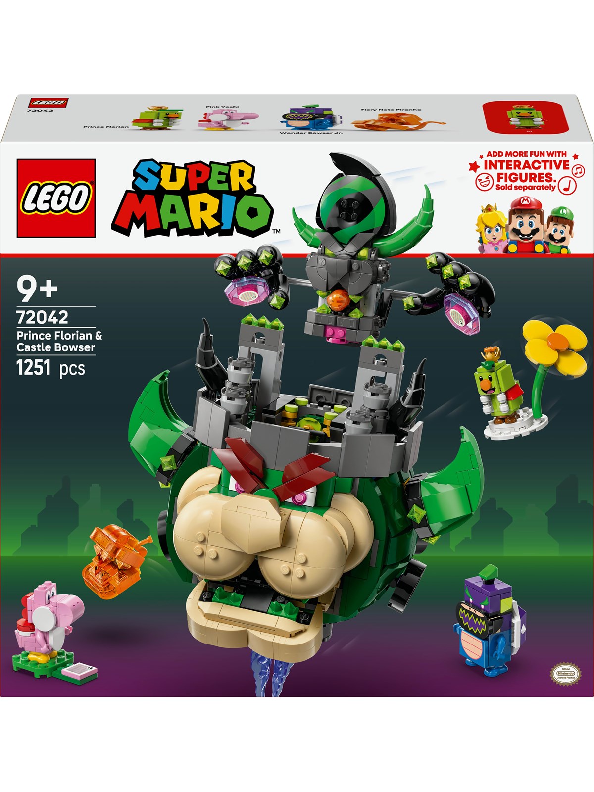 LEGO Super Mario 72042 Prince Florian og Castle Bowser