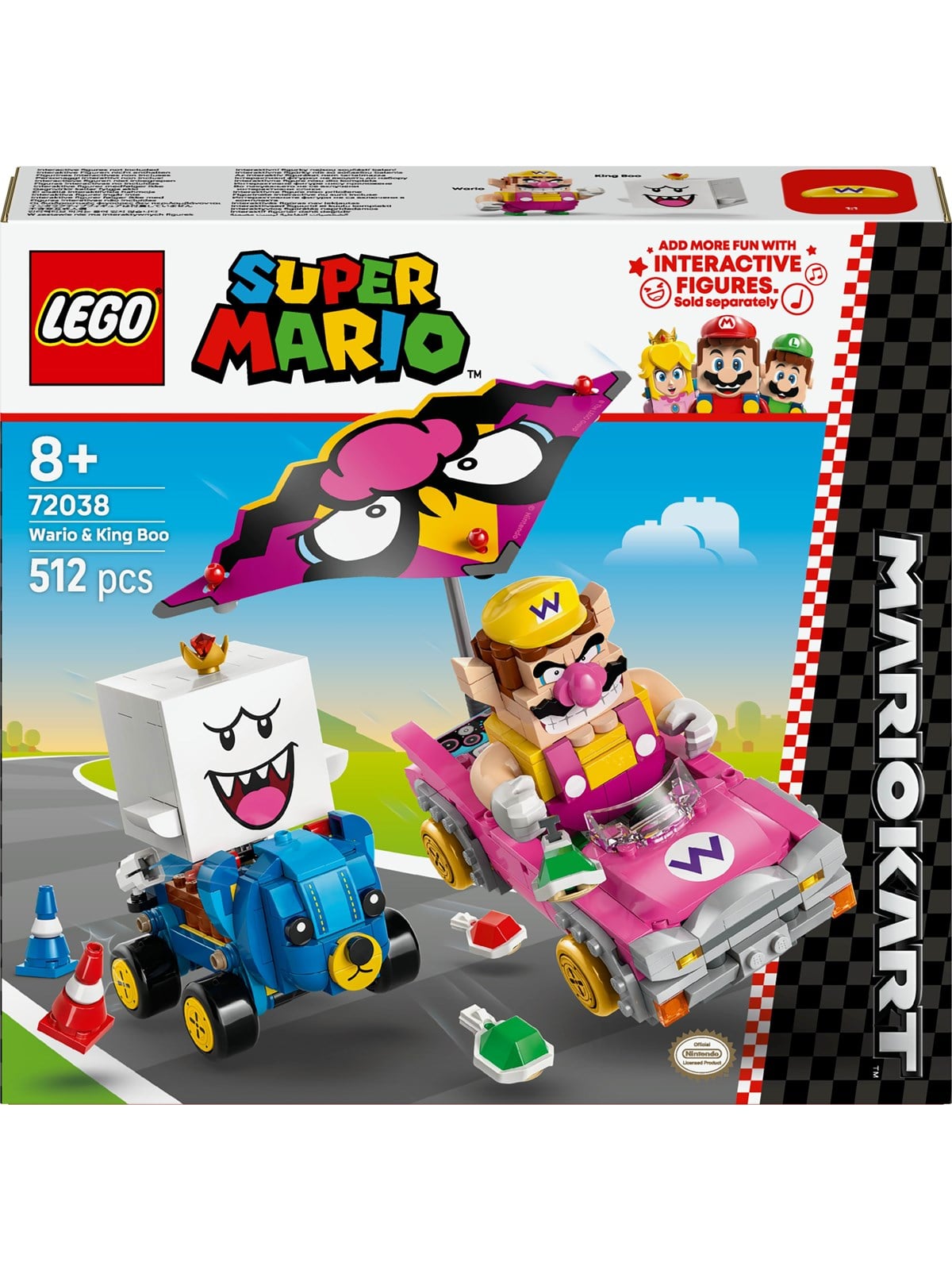 LEGO Super Mario 72038 Mario Kart - Wario og King Boo
