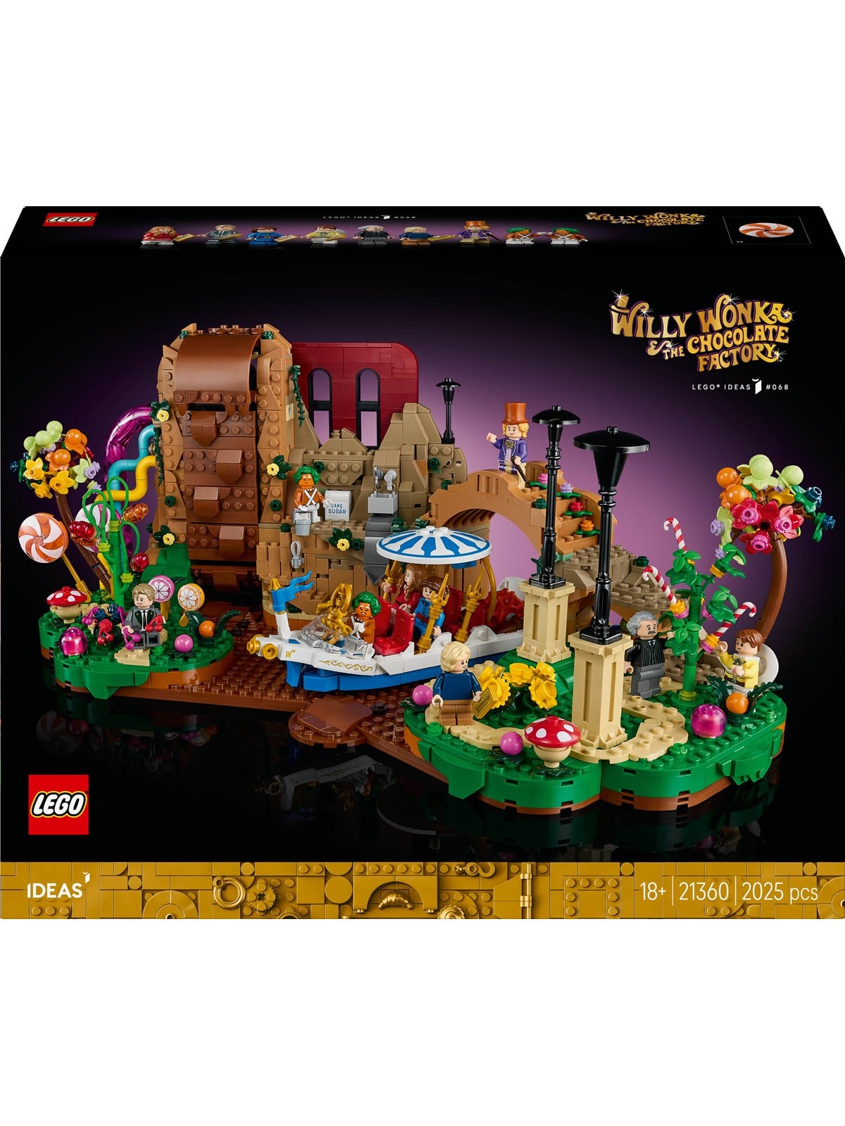 LEGO Ideas 21360 Willy Wonka og chokoladefabrikken