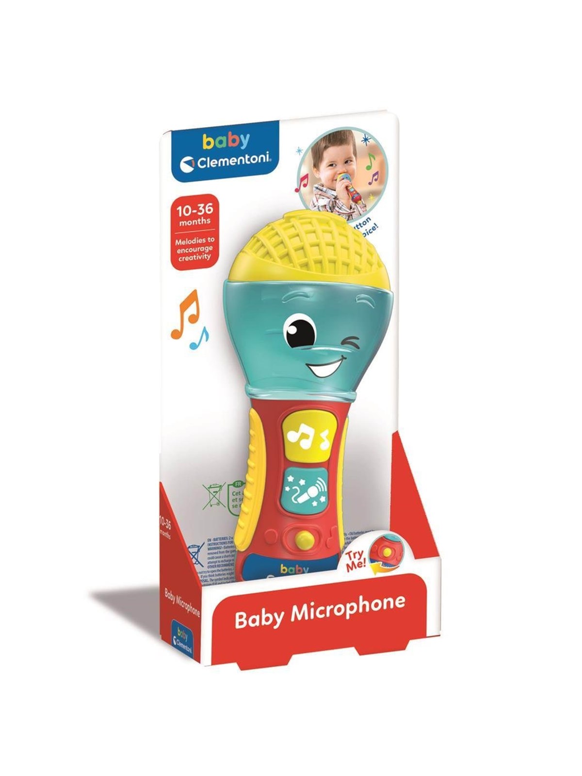 Clementoni Baby Microphone, Babylegetøj