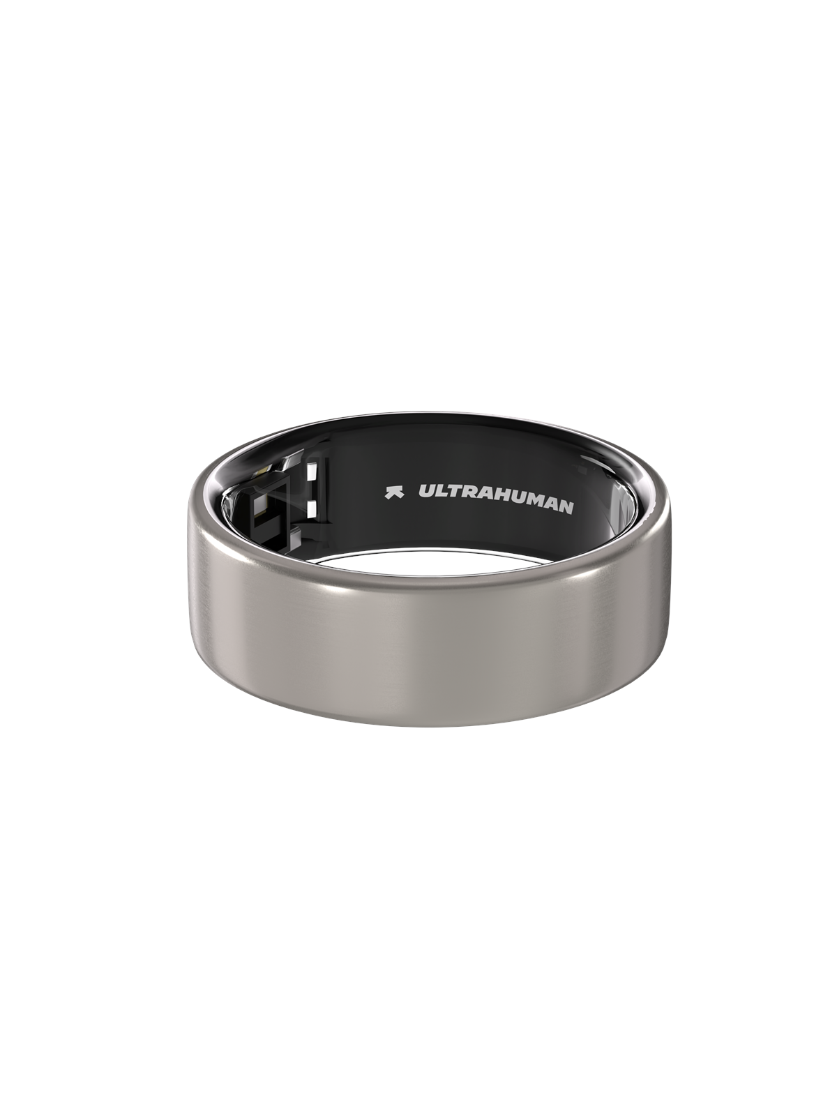 Ultrahuman Ring Air Raw Titanium- Size 7, Smart Ring