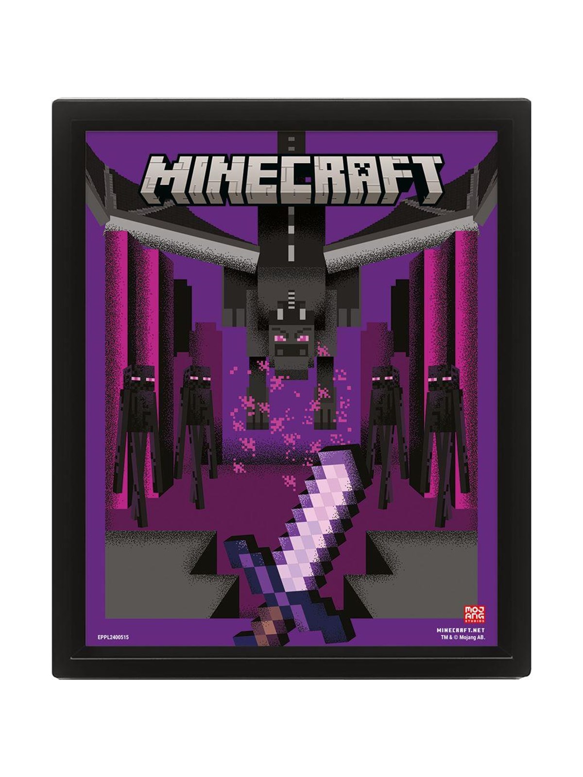 Pyramid - Minecraft Lenticular 20 x 30 cm - Billede, Merchandise
