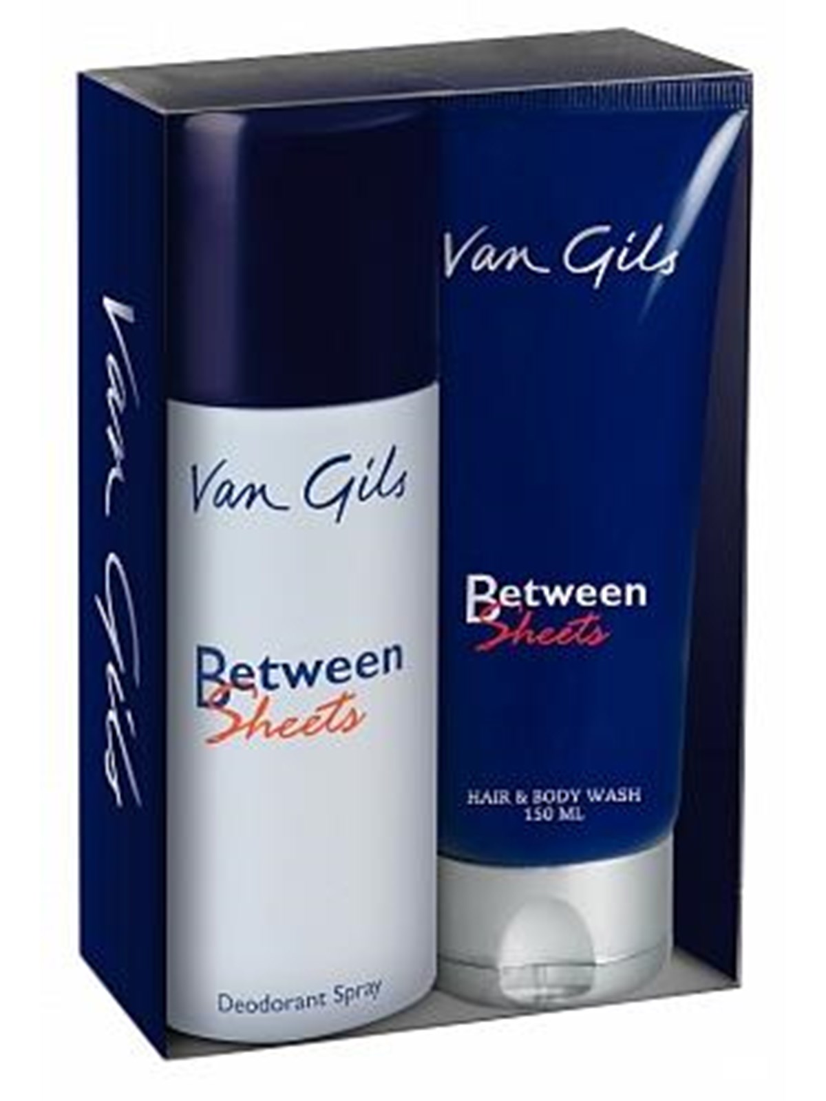 Van Gils Between Sheets Deo spray 150ml/hair & body wash 150ml, Gaveaesker