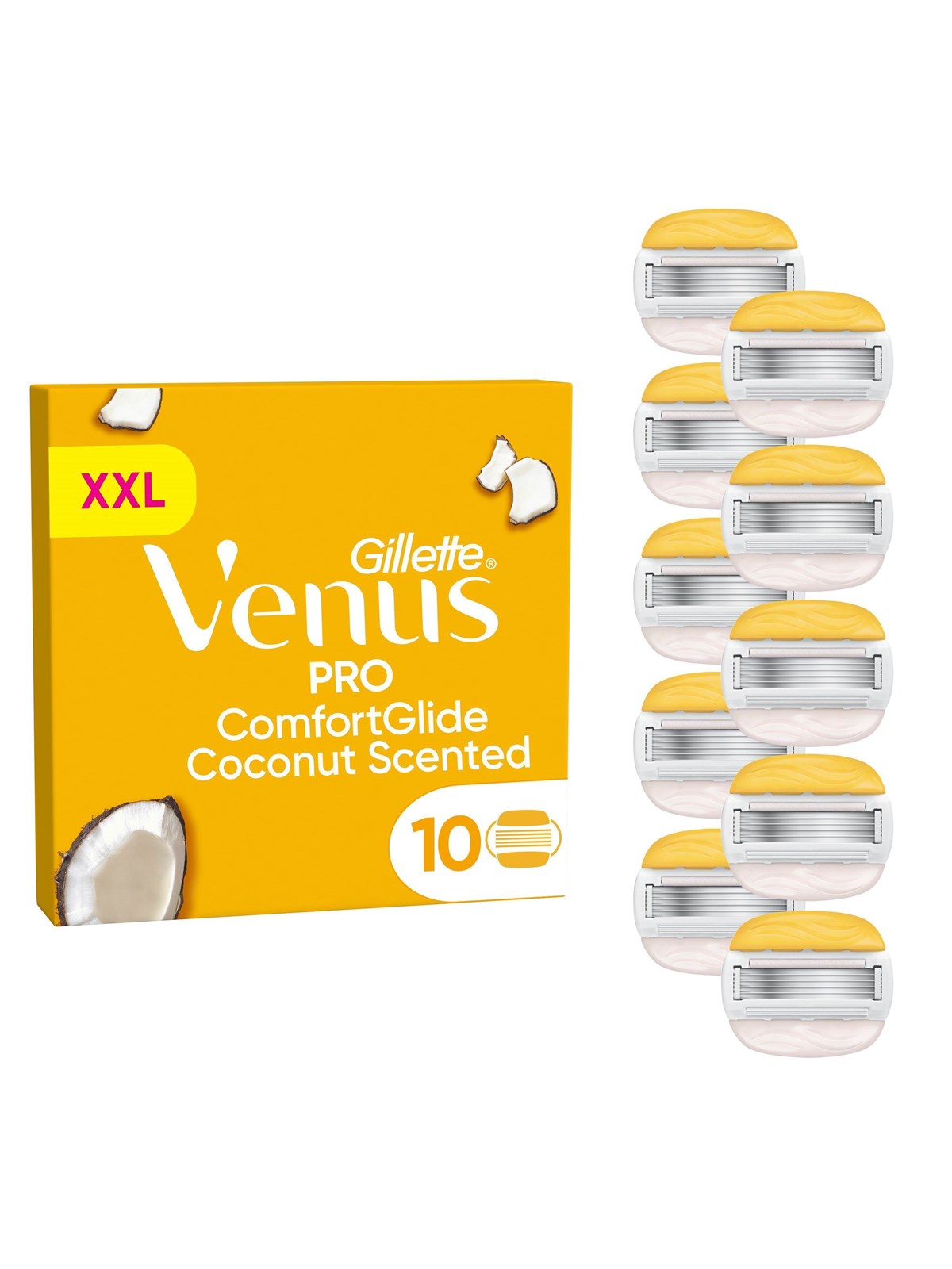 Gillette-Venus Pro XXL Coconut - 10 pcs, Barbergrej