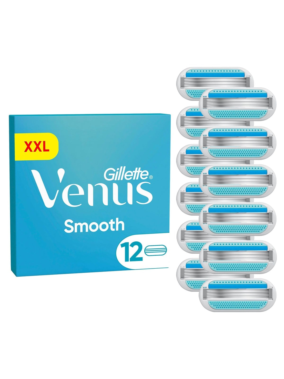 Gillette-Venus Smooth - 12 pcs, Barbergrej