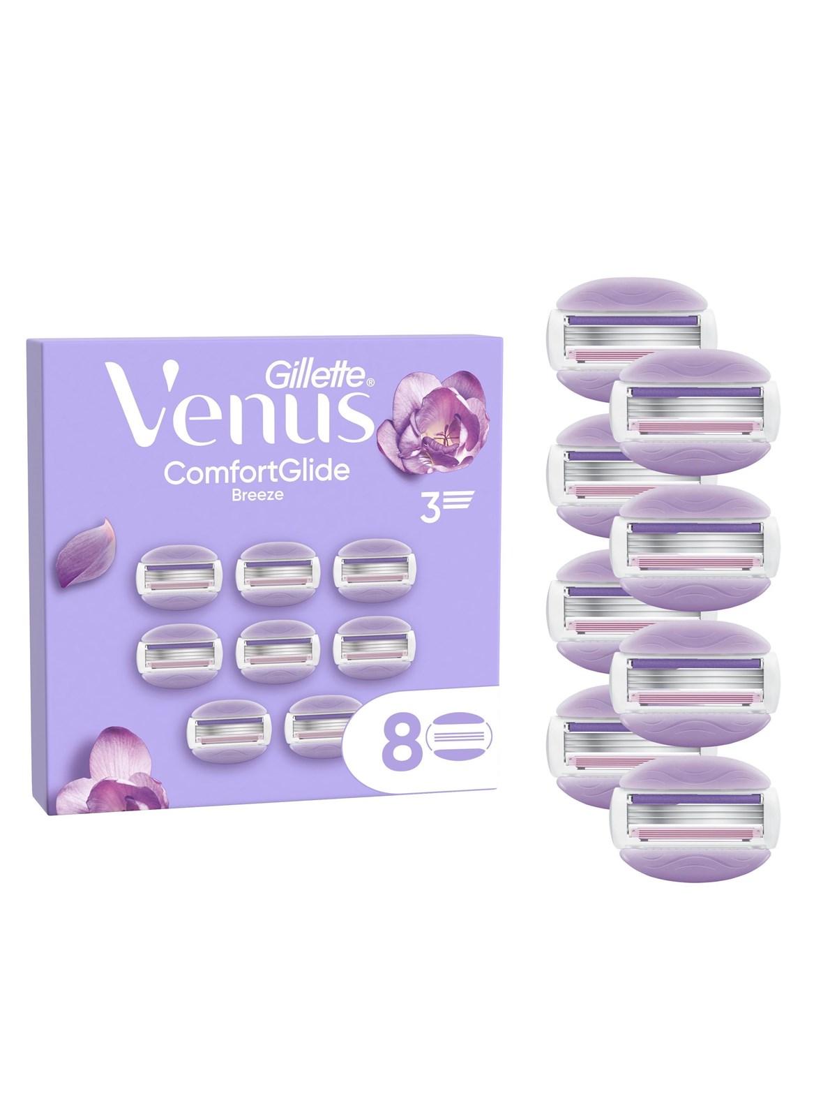 Gillette-Venus Comfortglide Breeze - 8 pcs, Barbergrej