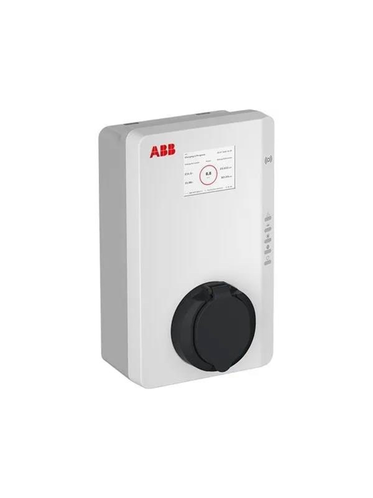 ABB Ladeboks TAC-W22-T-RD-MC-0, 22kW 32A, Display, RFID, Hvid, Ladeboks