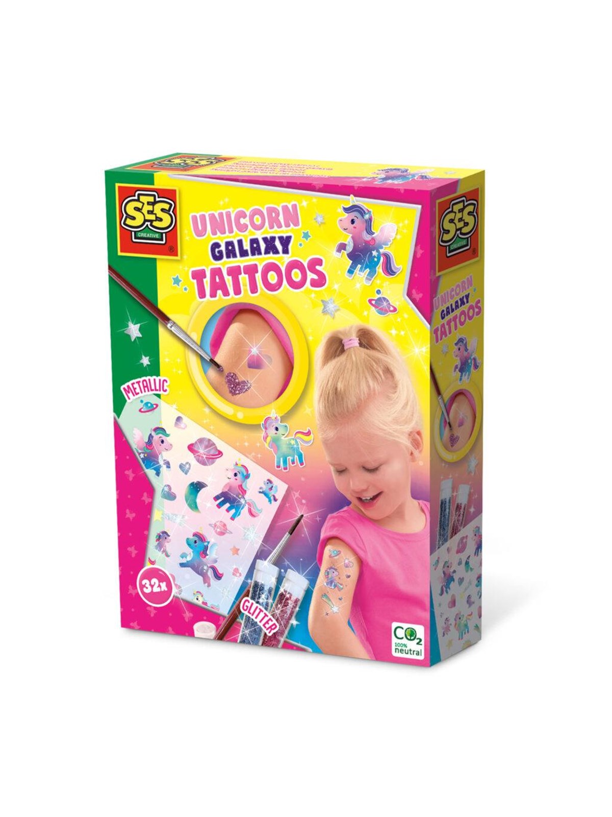 SES Creative Unicorn Galaxy Tattoos, Kreativt Legetøj