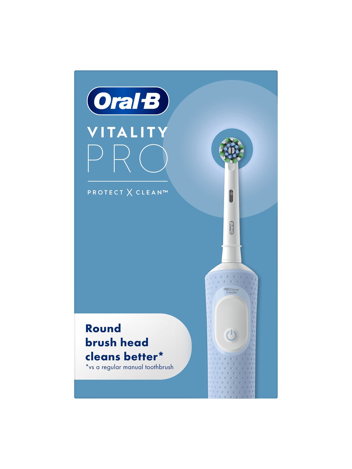 Oral-B Eltandbørste Vitality Pro Vapor Blue, El Tandbørste