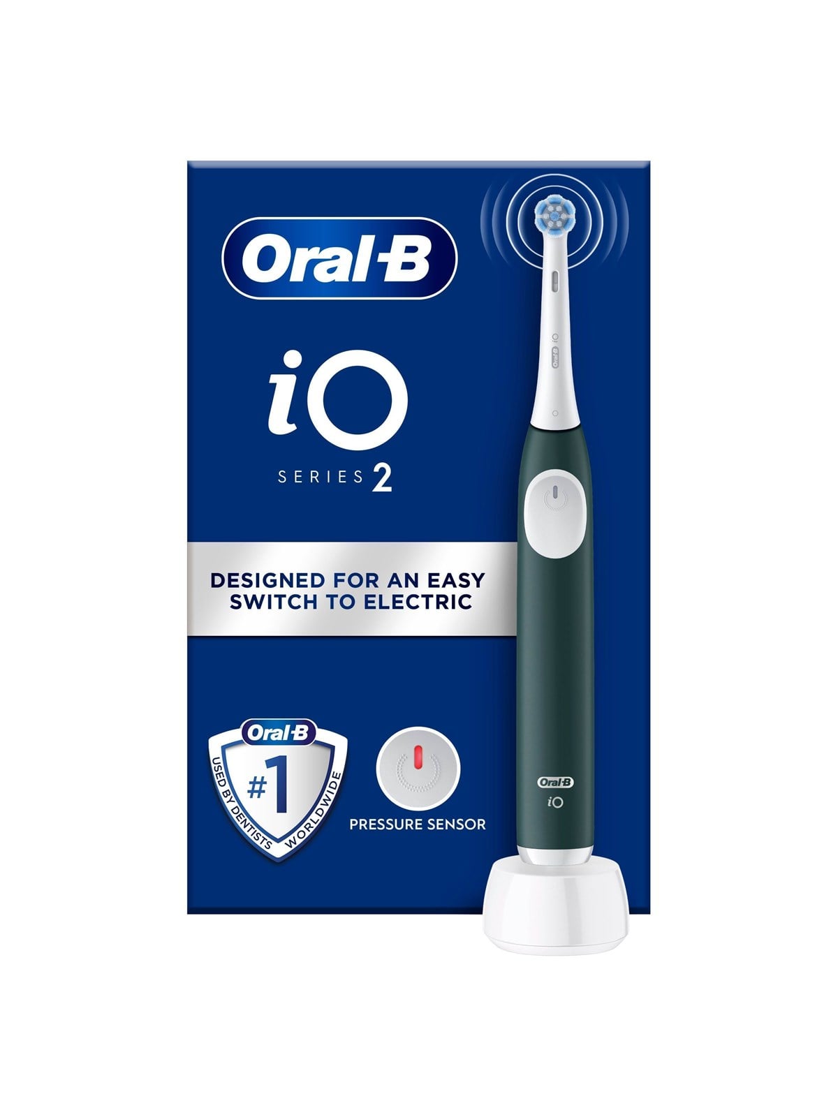 Oral-B Eltandbørste iO2 Forest Green, El Tandbørste