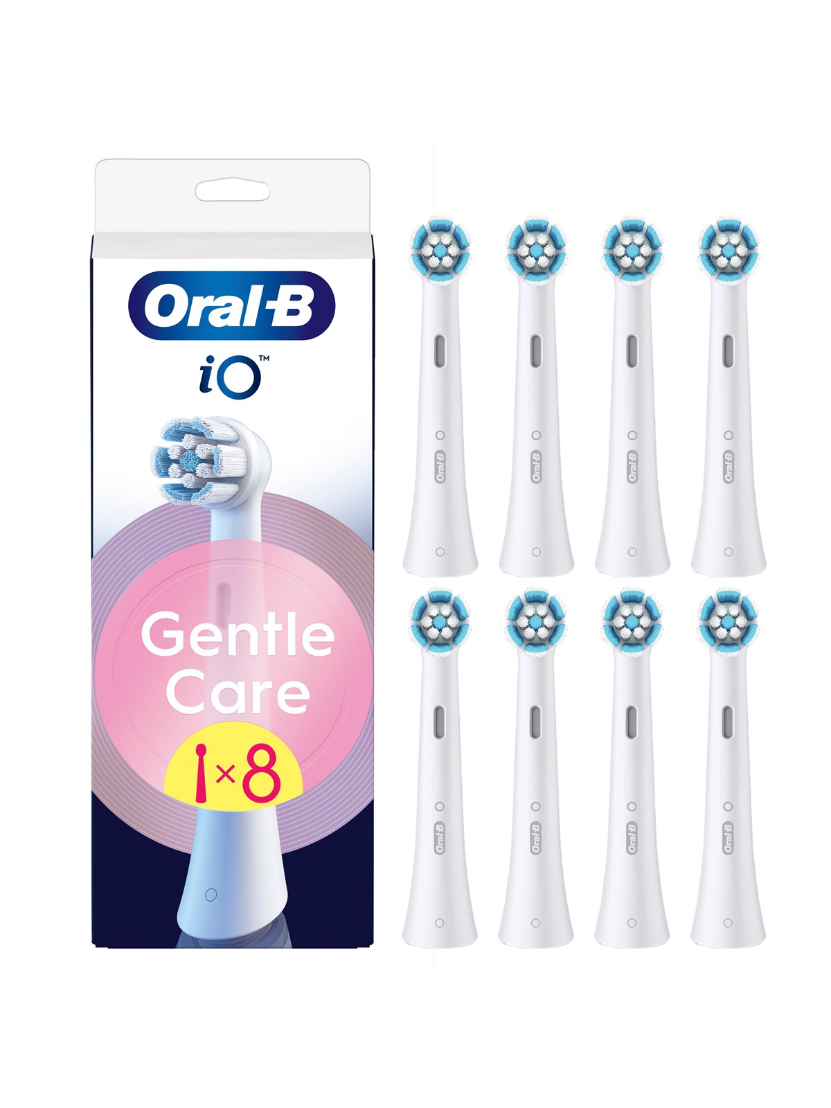 Oral-B Tandbørstehoveder iO Gentle Care - 8 pcs, El Tandbørste