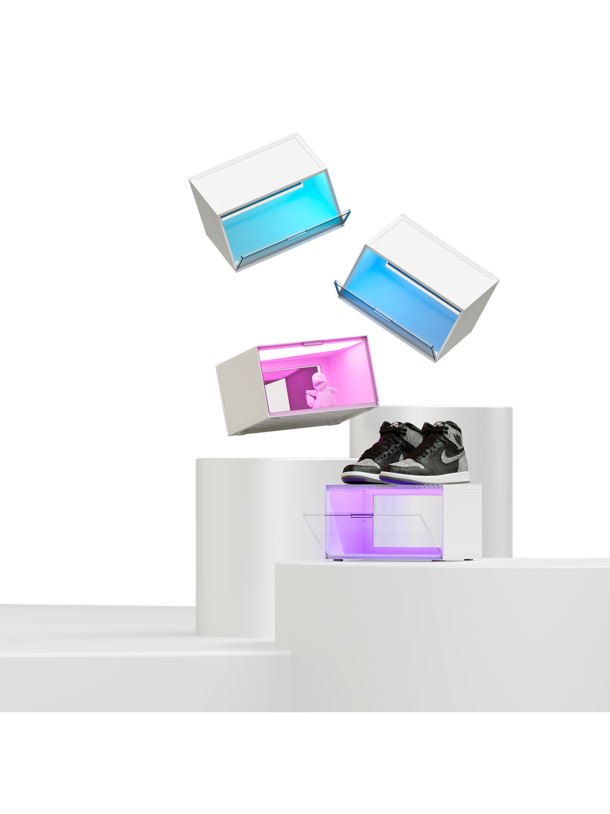 Nanoleaf Expo Smart Display Case Starter Kit - 4 Pack, Smart Home