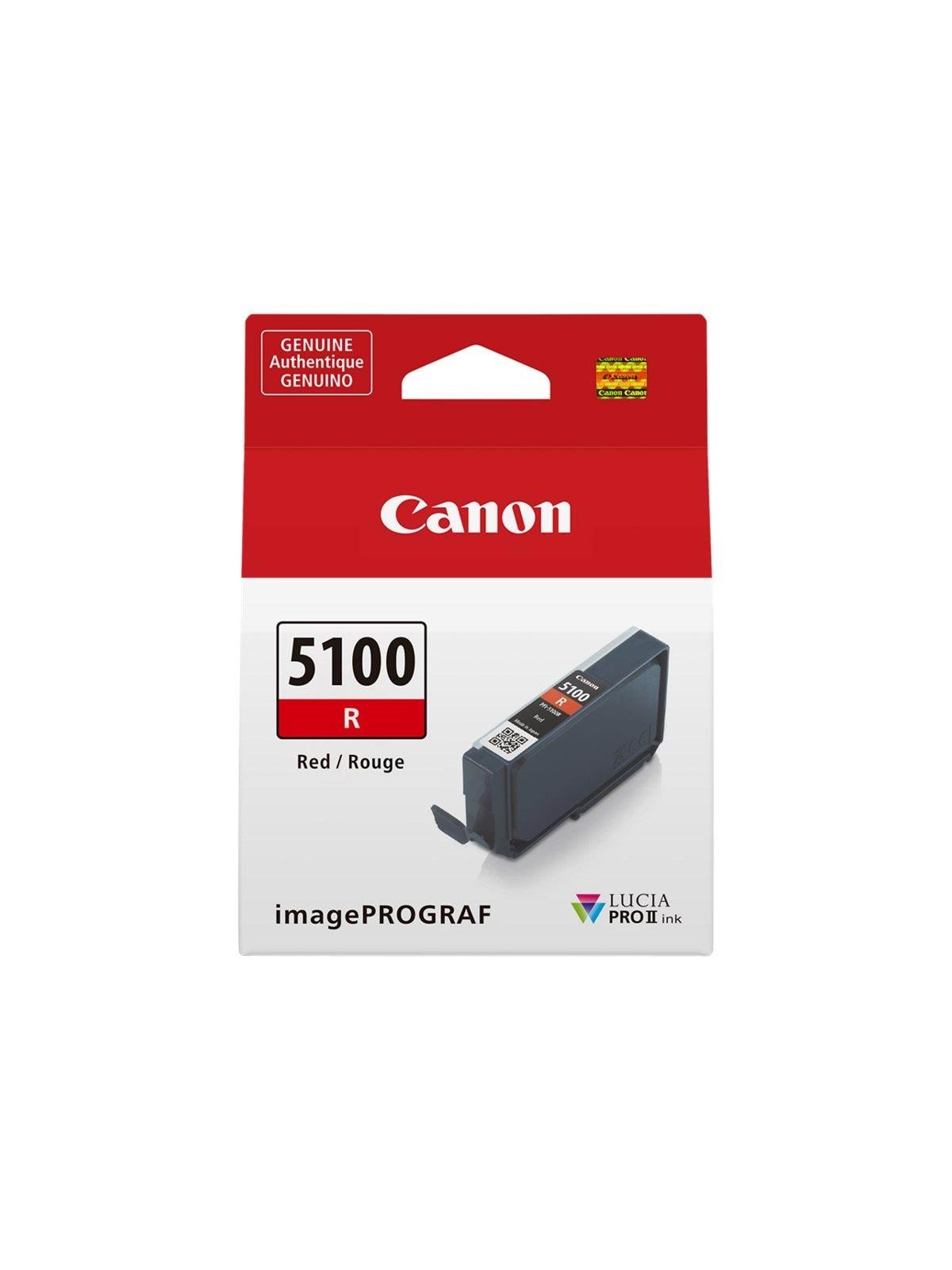 Canon PFI-5100 / 6958C001 Red, Printerpatron Og Toner