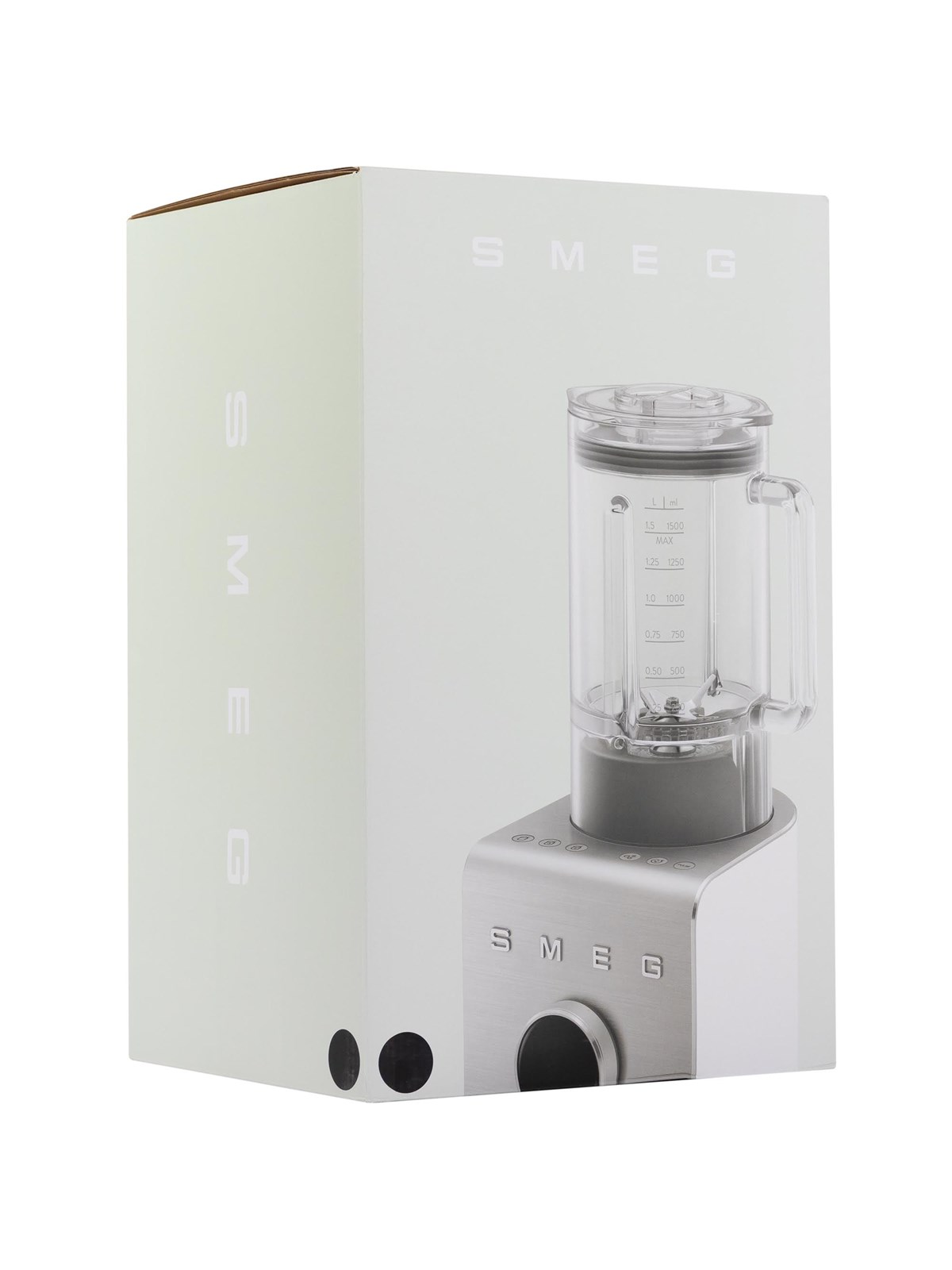 SMEG Blender 50's Style BLC01BLMEU - blender - matt black/aluminum - 1400 W