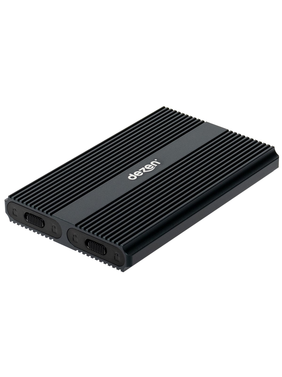 dezen M.2 Premium NVMe Dual Enclosure USB 3.2 Gen 1 - Sort, Harddisk Tilbehør