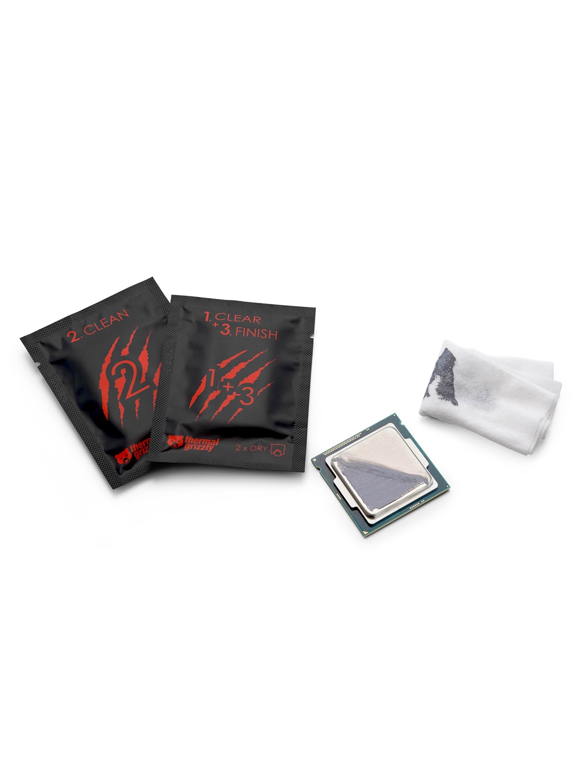 Thermal Grizzly Cleaning Wipes - 10 pack, Systemtilbehør