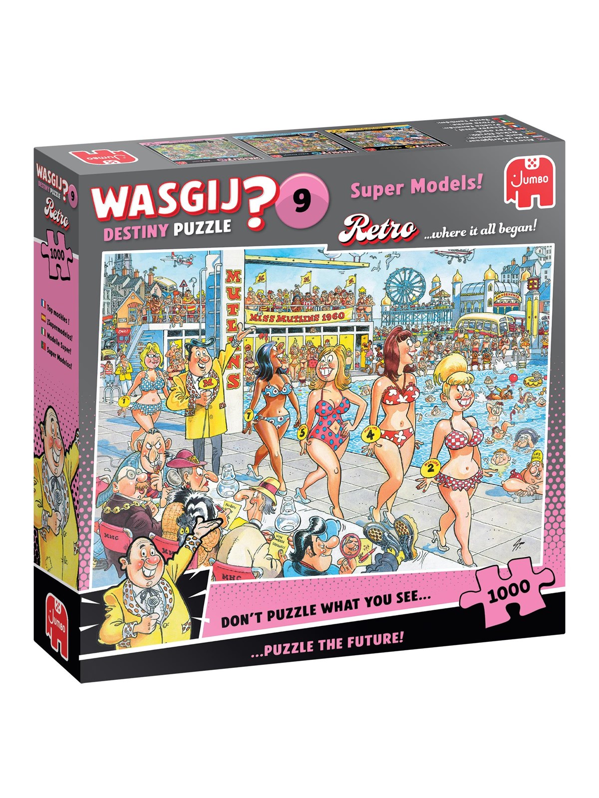 Wasgij Retro Destiny 9 - Super Models! (1000)