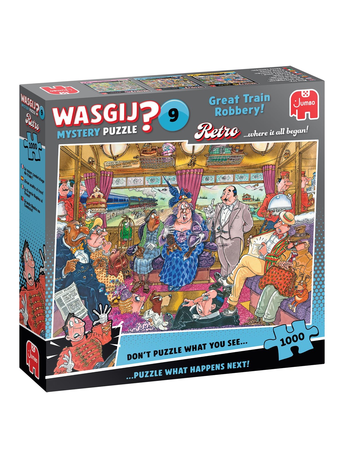 Wasgij Retro Mystery 9 The Great Train Robbery! (1000)