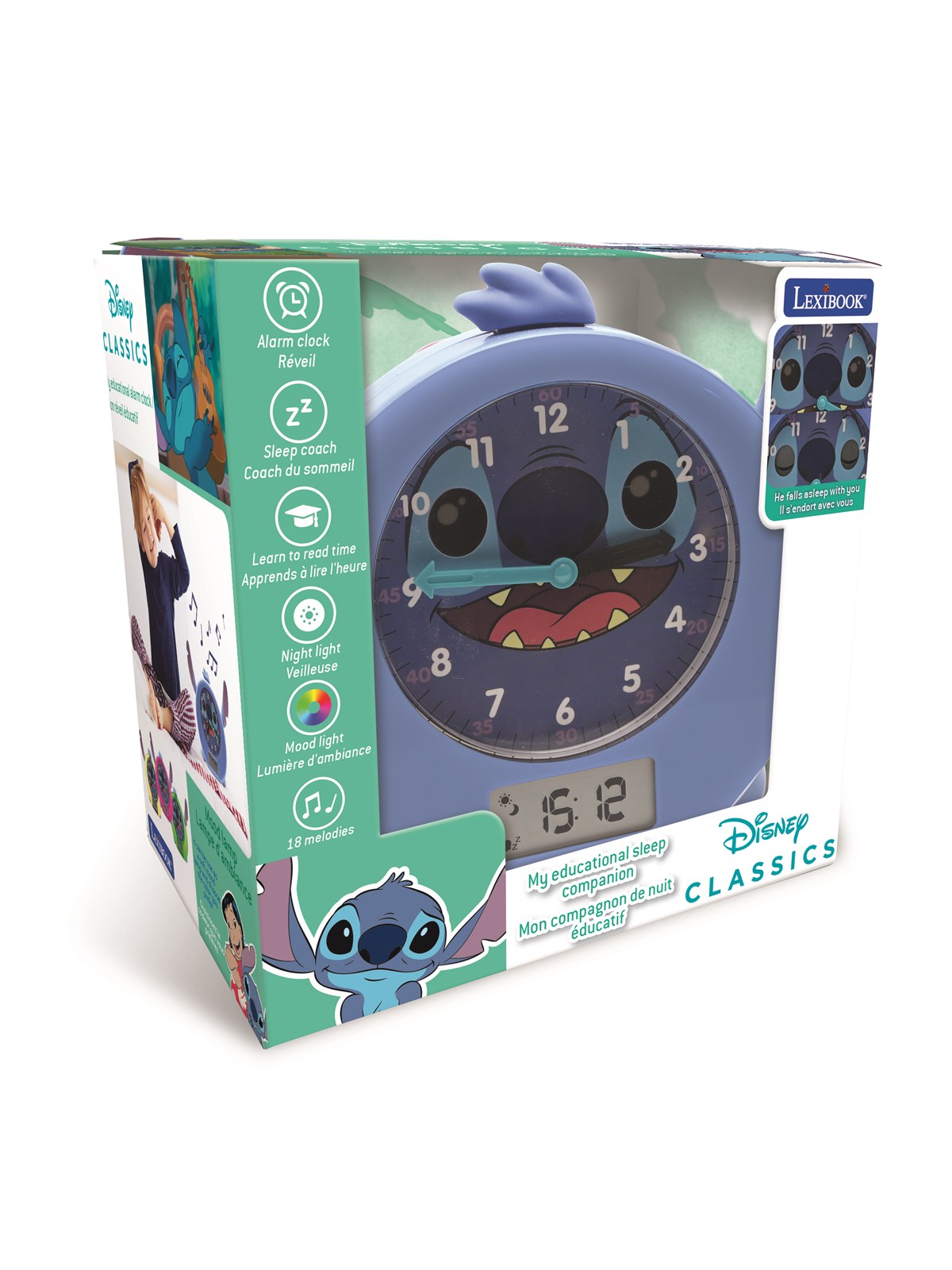 Stitch Sovetræner vækkeur, Børneværelse