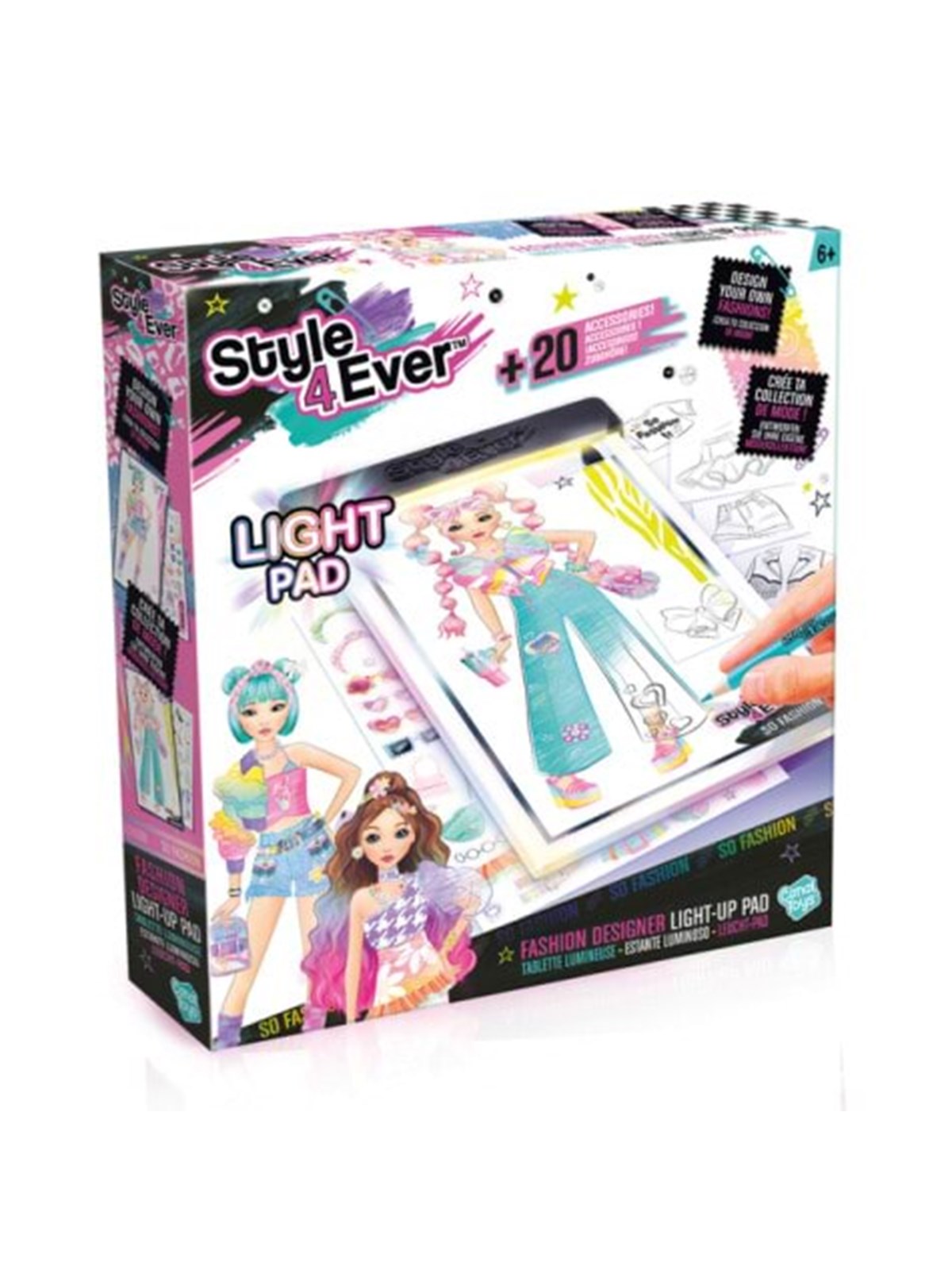 Style 4 Ever Fashion Designer Light-up Pad, Kreativt Legetøj