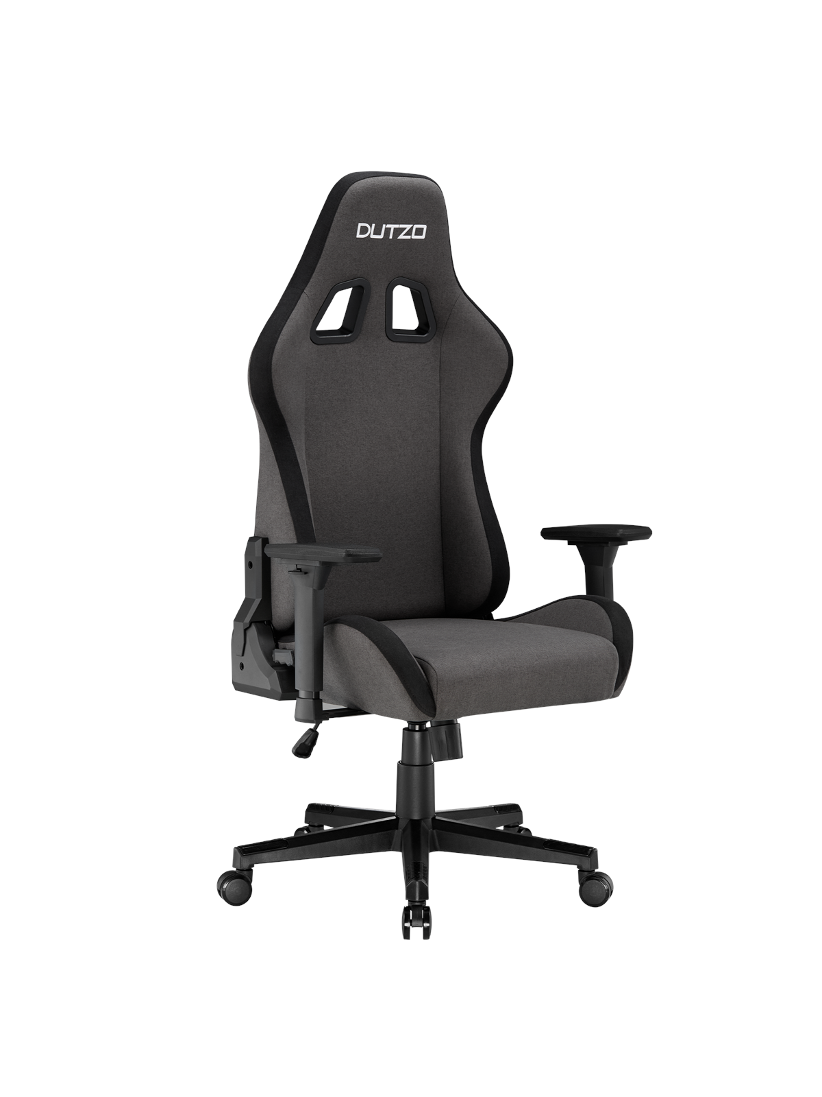 DUTZO E-SPORTS Gamer Stol - Mørkegrå - Stof - Op til 120 kg, Gamerstol