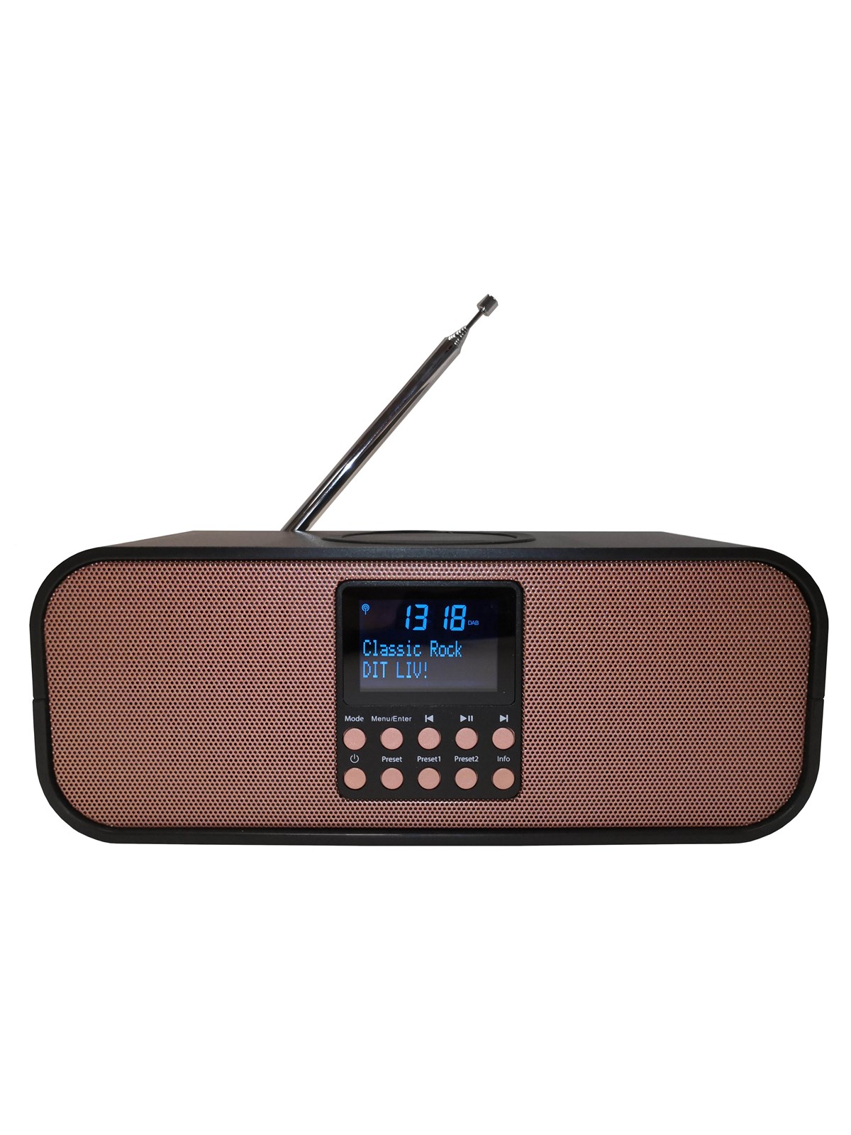 Scansonic PA8001 DAB+ radio with wireless charger - DAB+/FM - Sort, Radio