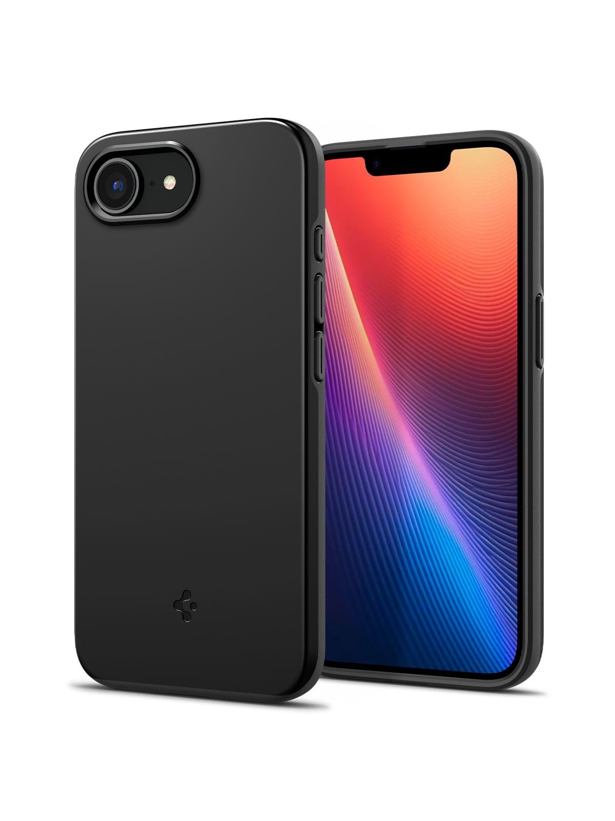 Spigen Thin Fit MagSafe - Black - iPhone 16e, Mobilcover