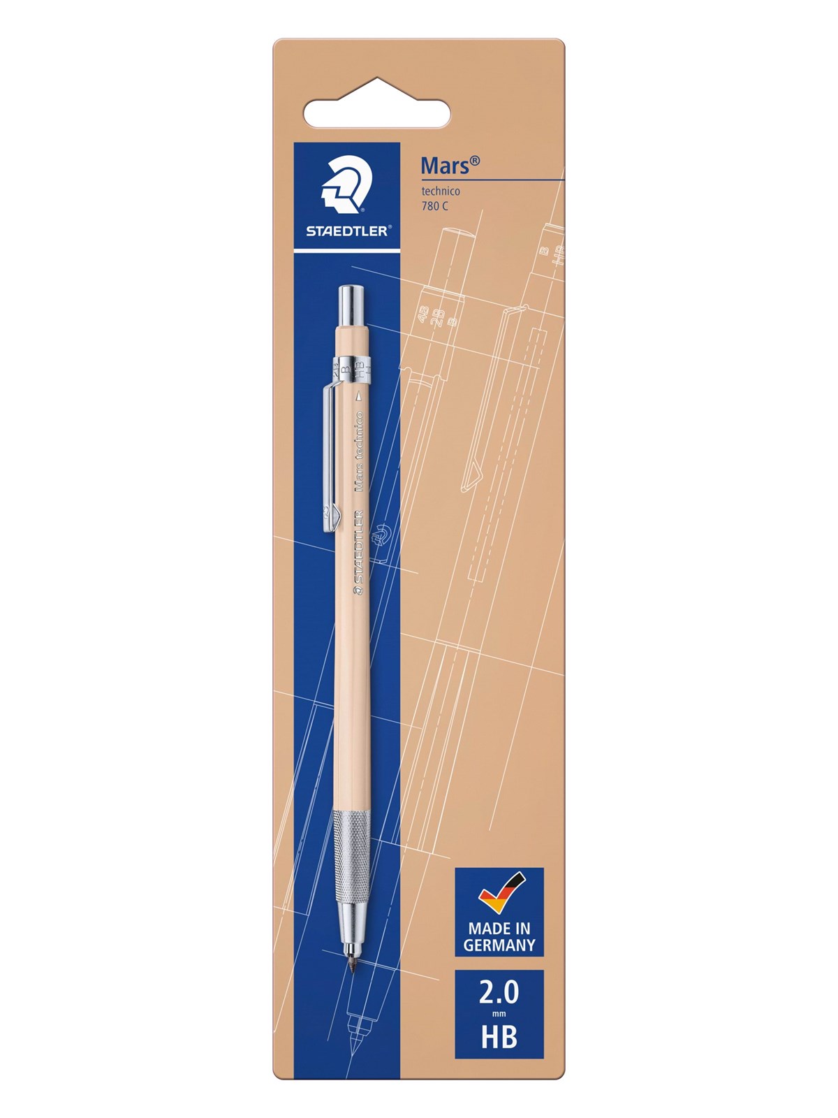 Stædtler MARS TECHNICO PENCIL HB SAND BK, Tegneværktøj
