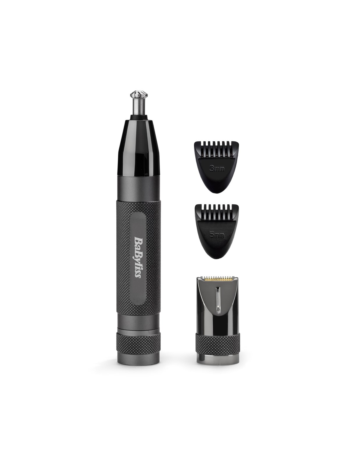 Babyliss Næsehårstrimmer Super X Metal Series Precision Nose, Ear & Eyebrow Multitrimmere - E111E