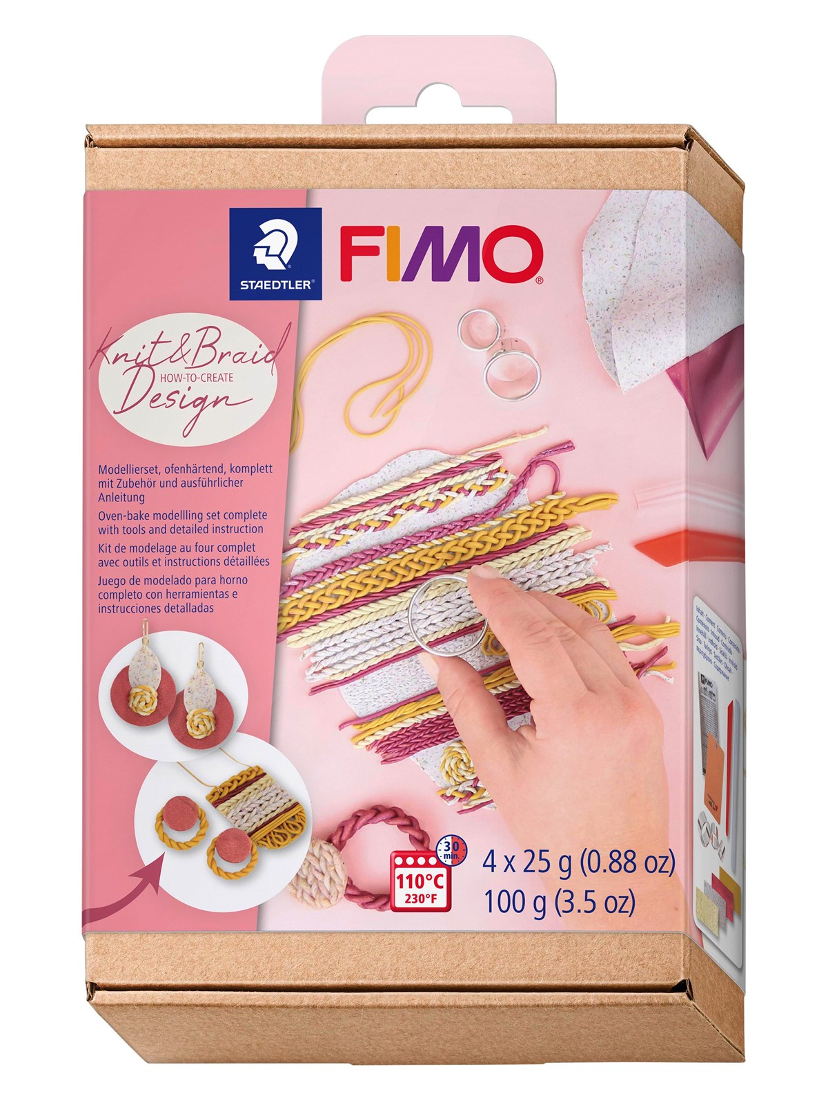 Stædtler Set FIMO modeller FIMO HtC knit & braid, Hobby Artikler