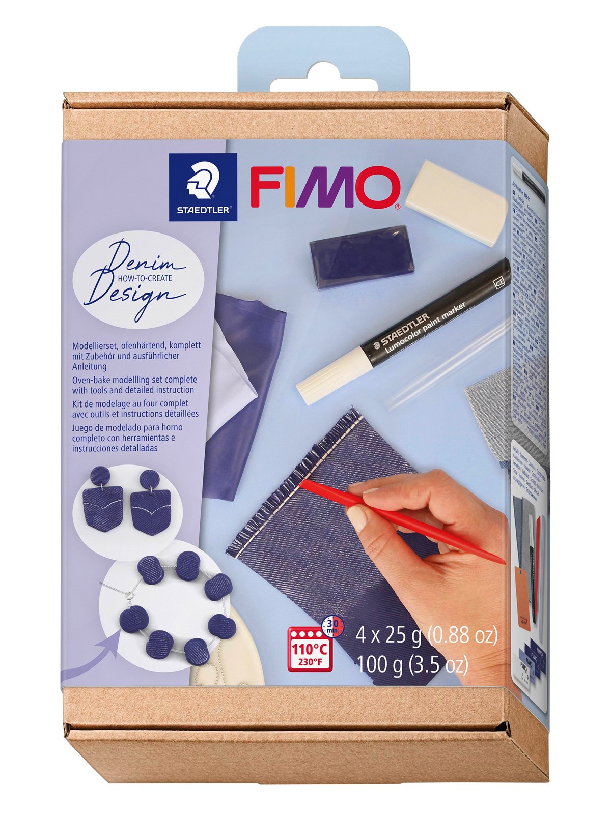 Stædtler Set FIMO modeller FIMO Htc denim design, Hobby Artikler