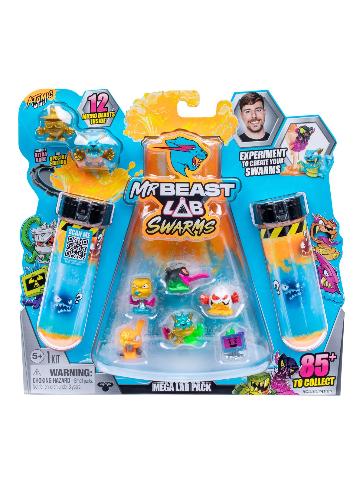 MrBeast Lab Swarms Mega pakke 12 stk. Serie 2, Figur