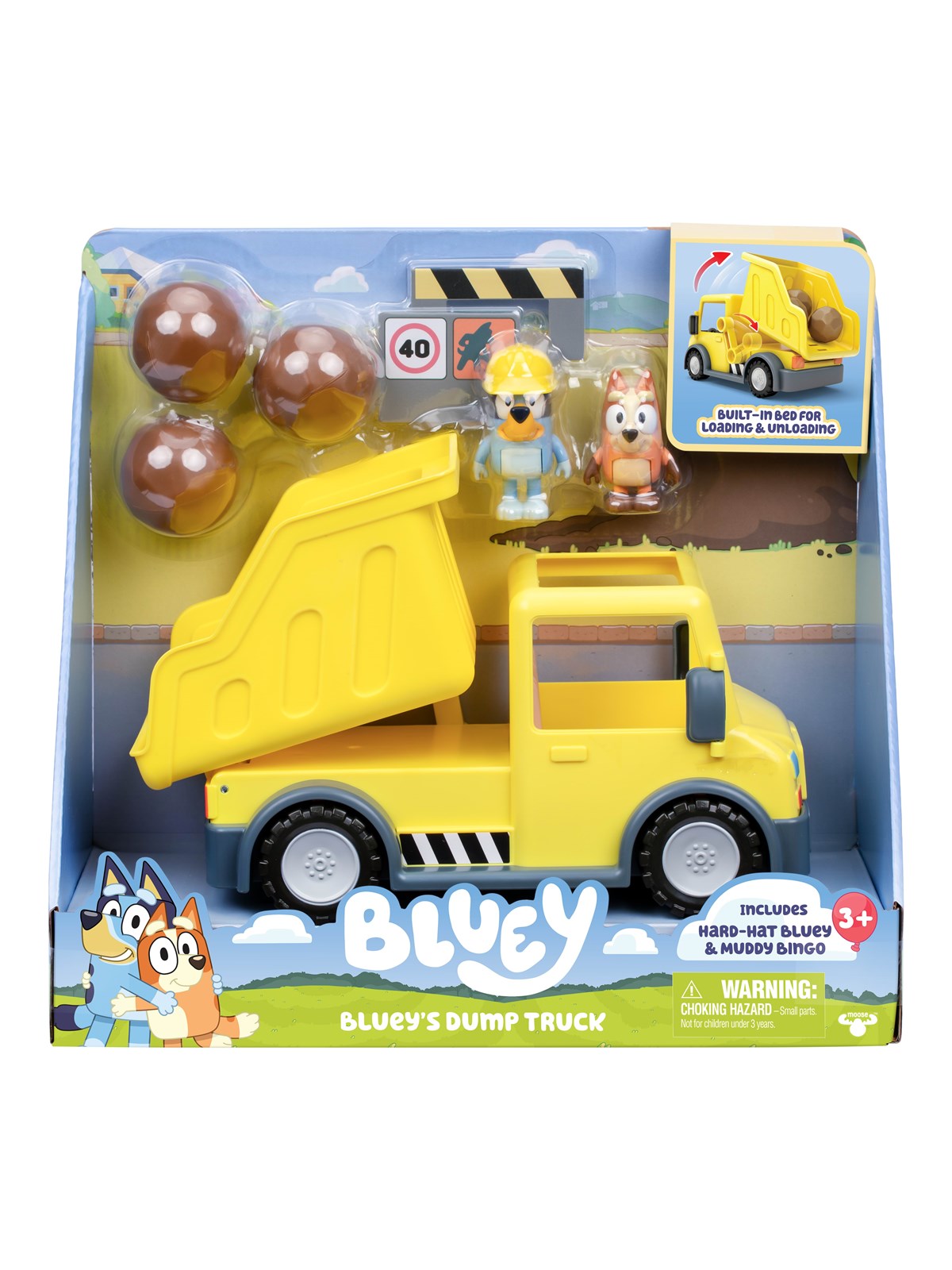 Bluey Tipvogn med eksklusive og Bingo figurer, Legesæt