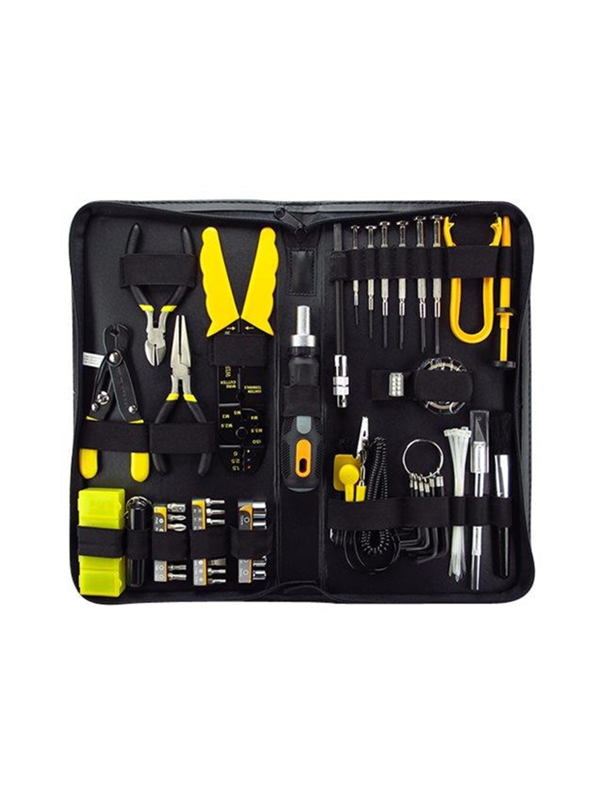 Deltaco Computer Repair Tool Set - 58 Pieces, Netværkstilbehør