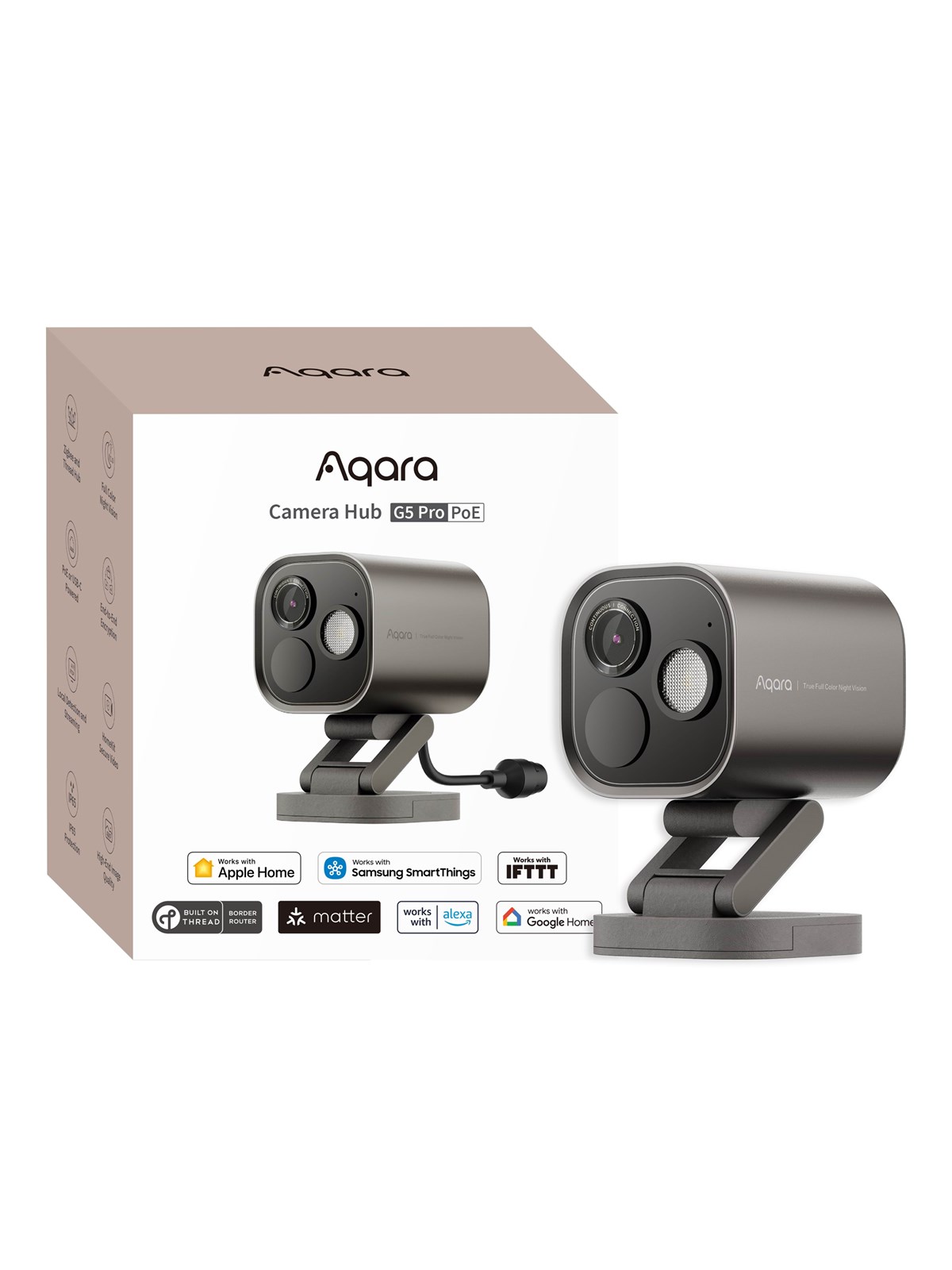 Aqara Camera Hub G5 Pro Pø Shadow Gray, Smart Home