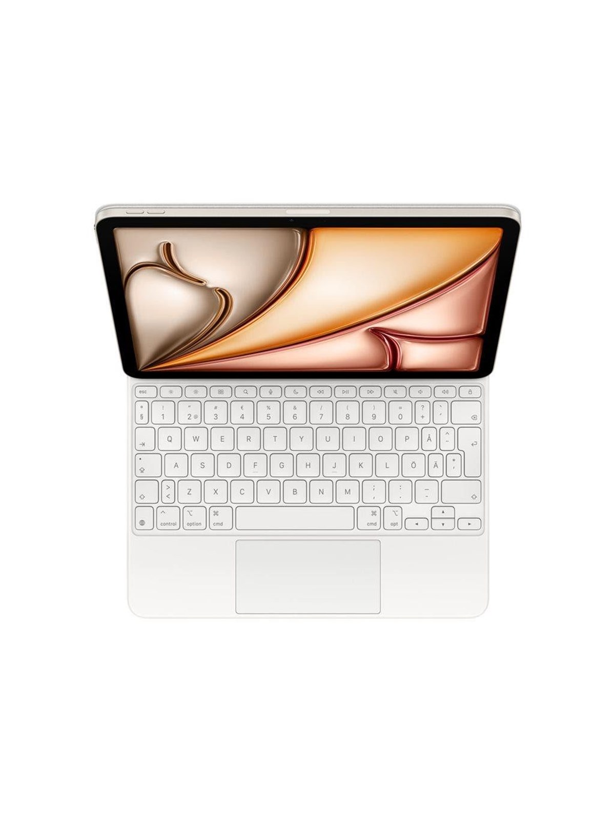 Apple Magic Keyboard for iPad Air 11" M4 | M3 | M2 - Swedish - White - Tastatur & Folio sæt - Svensk - Hvid