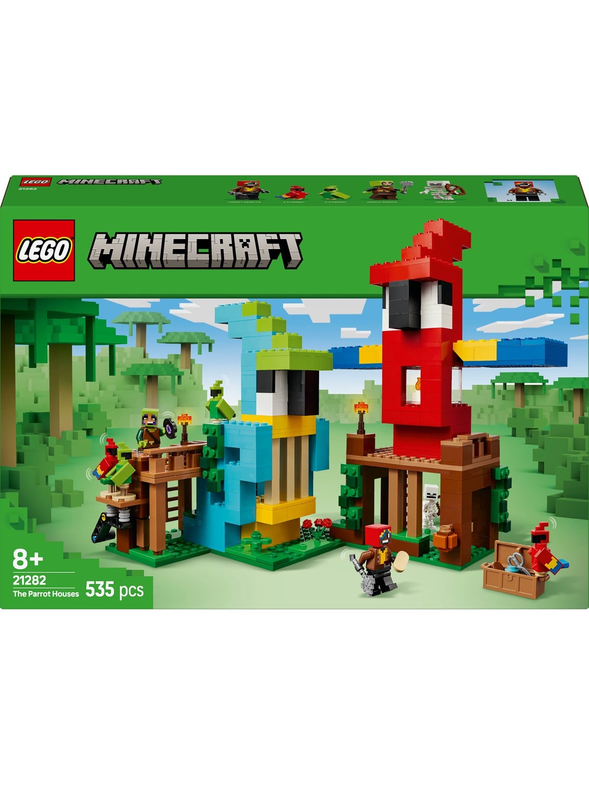 LEGO Minecraft 21282 Papegøjehusene