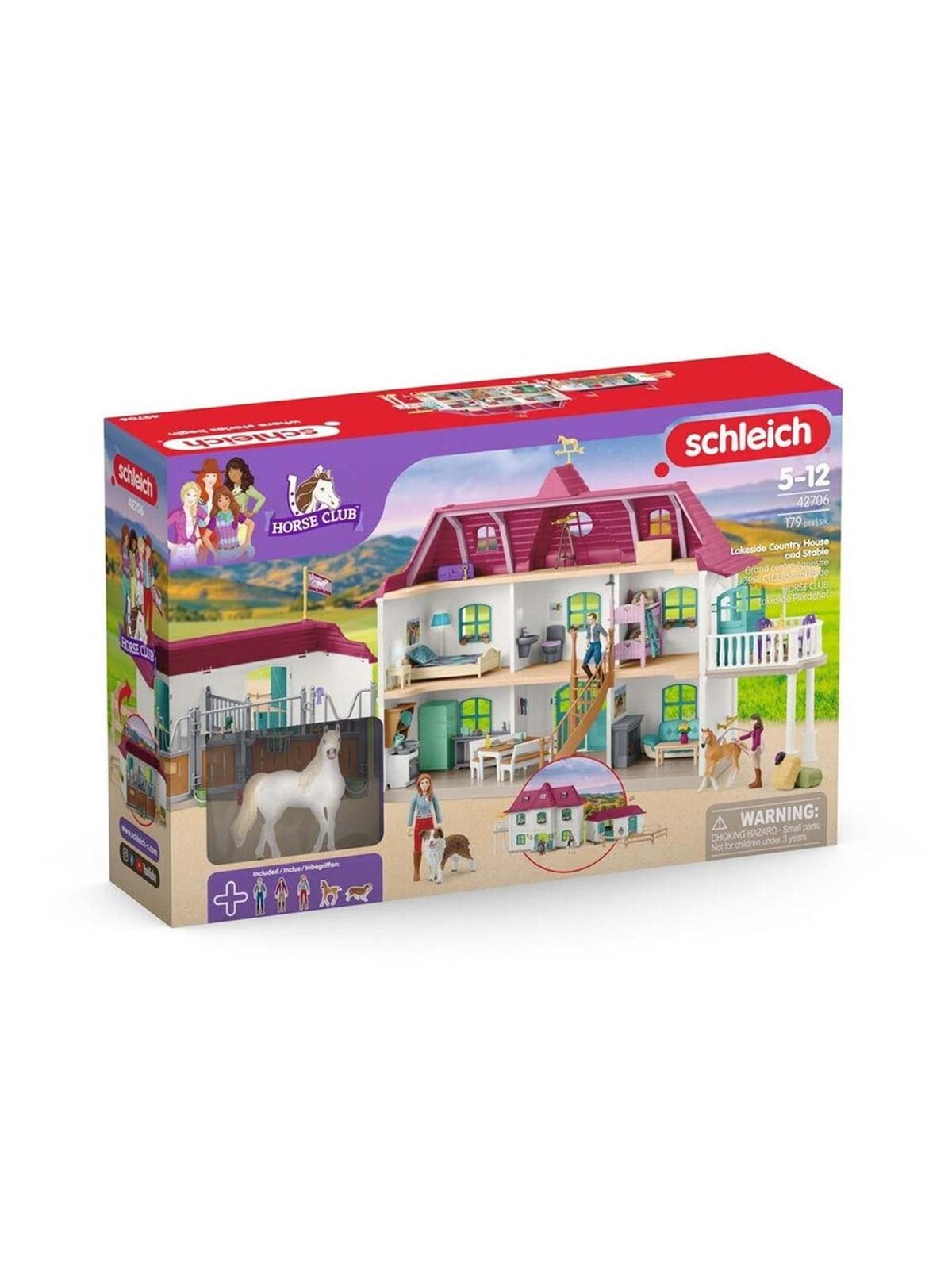Schleich Landhus ved Søen og Stald, Legetøj