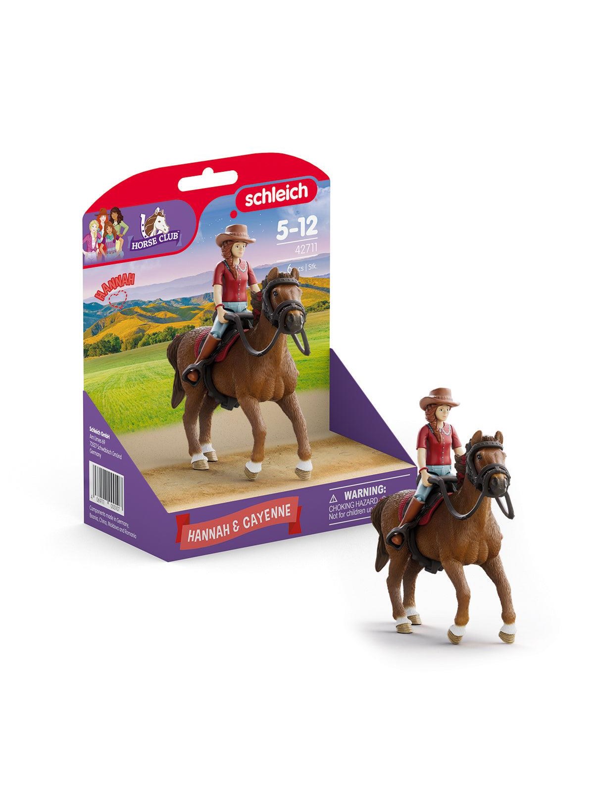 Schleich Horse Club Hannah & Cayenne, Legetøj