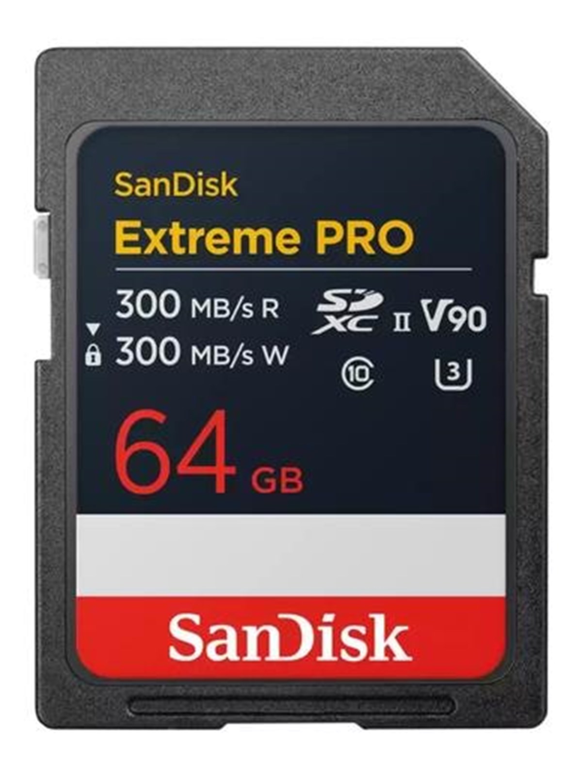 SANDISK Extreme PRO SD - 300MB/s - 64GB, Hukommelseskort