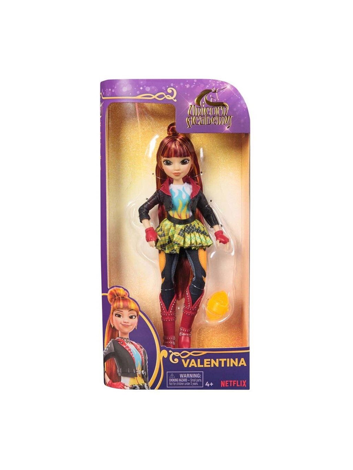 Unicorn Academy Enhjørningeakademiet Fashion Dukke 24cm Valentina, Dukker Og Dukketilbehoer