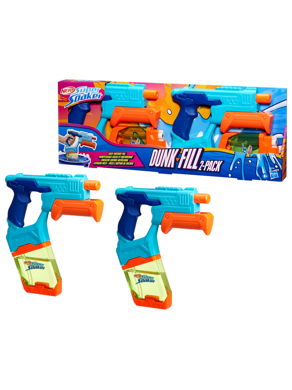 NERF Super Soaker Dunk-Fill Water Blaster 2-Pack, Vandleg