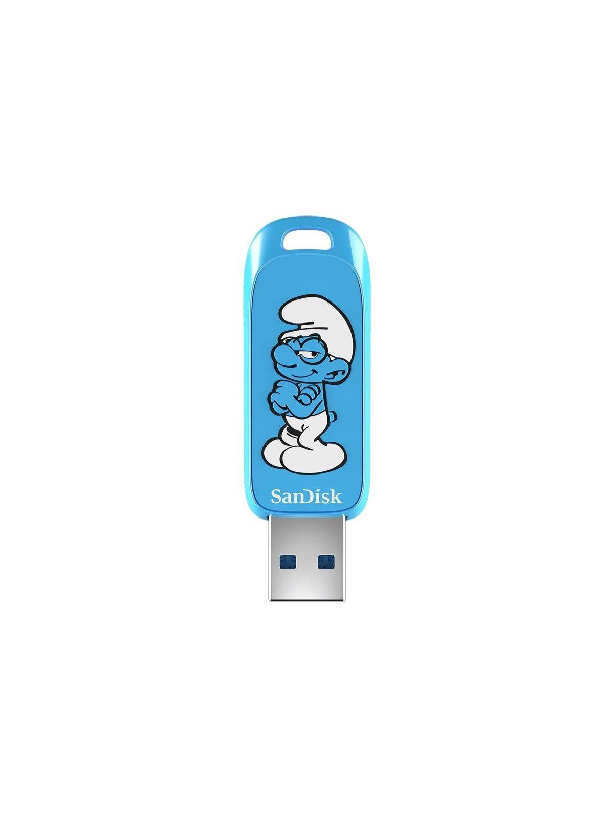 SANDISK Smølferne - Brillesmølf udgave - 64GB - USB Stick, Usb Stick