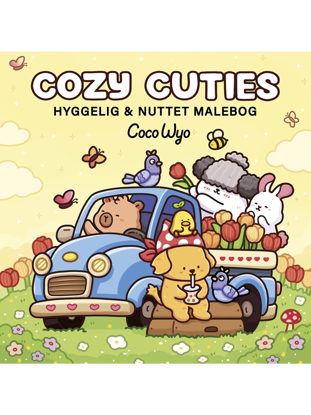 Malebog: Cozy Cuties - Cozy Coloring - Hobby - paperback, Hobby